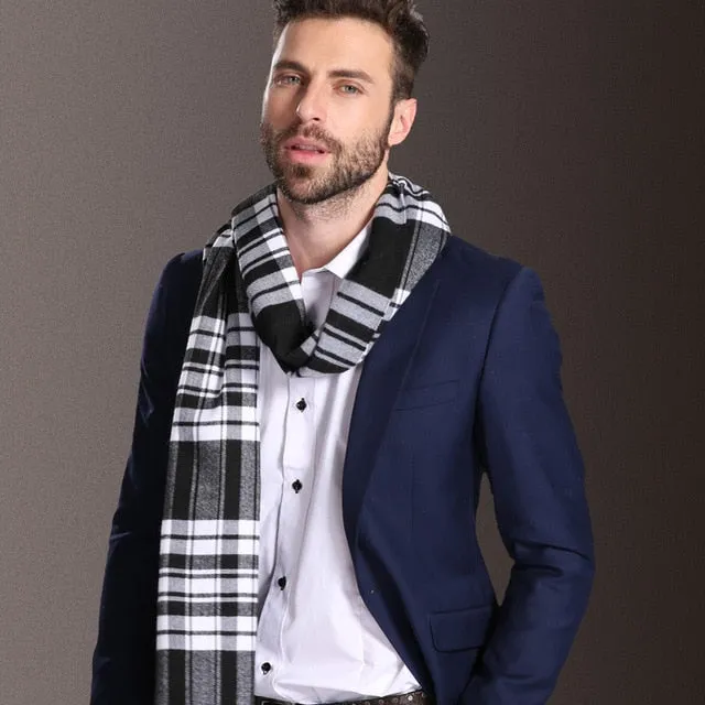 Duke of Downtown Designer Plaid Scarf