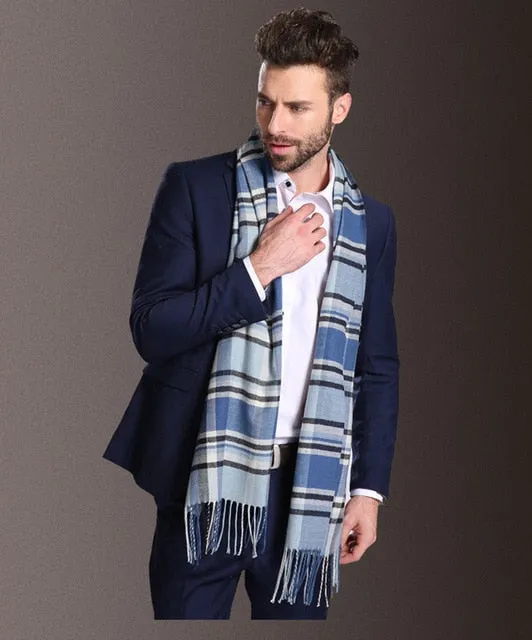 Duke of Downtown Designer Plaid Scarf