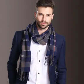 Duke of Downtown Designer Plaid Scarf