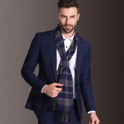 Duke of Downtown Designer Plaid Scarf