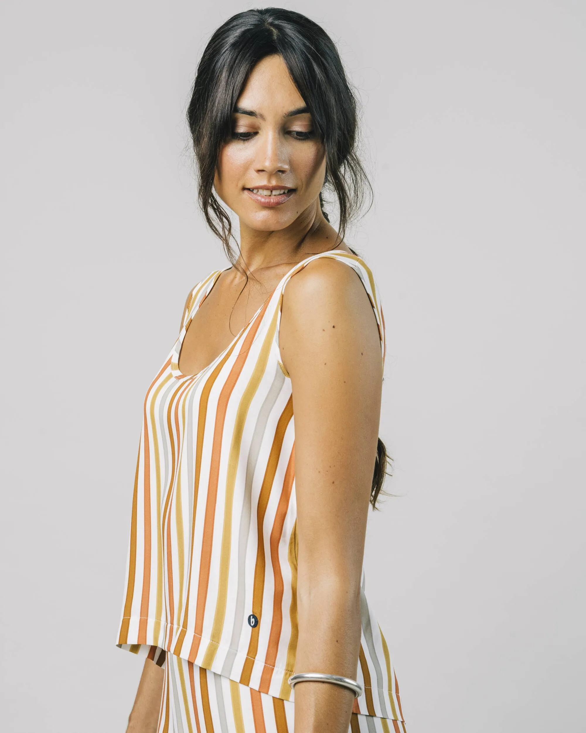 Earthy Stripes Top