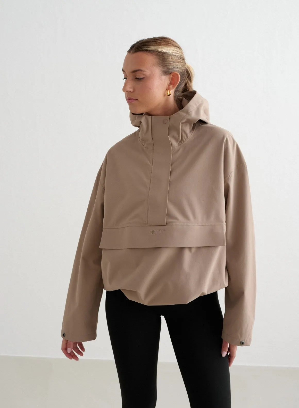 Espresso Waterproof Oversized Anorak