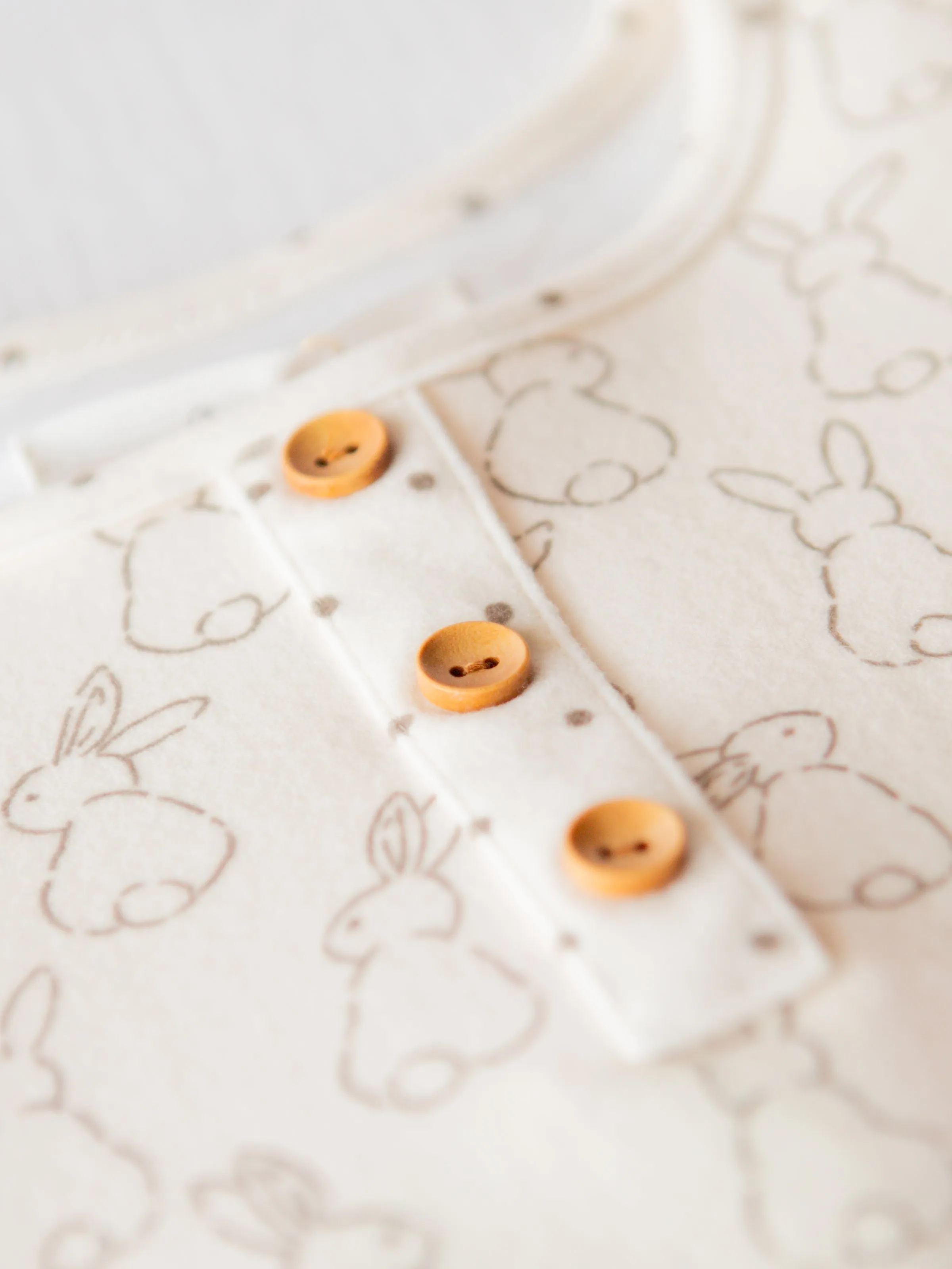 Everyday Play Dress - Ivory Bunnies