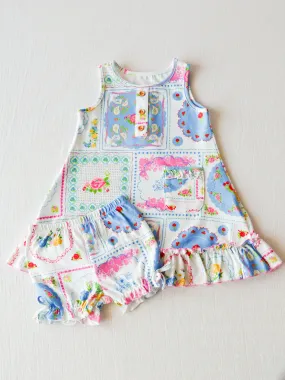 Everyday Play Dress - Spring Patchwork