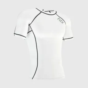 Fdx Cosmic White Men's & Boy's Short Sleeve Base Layer Gym Shirt