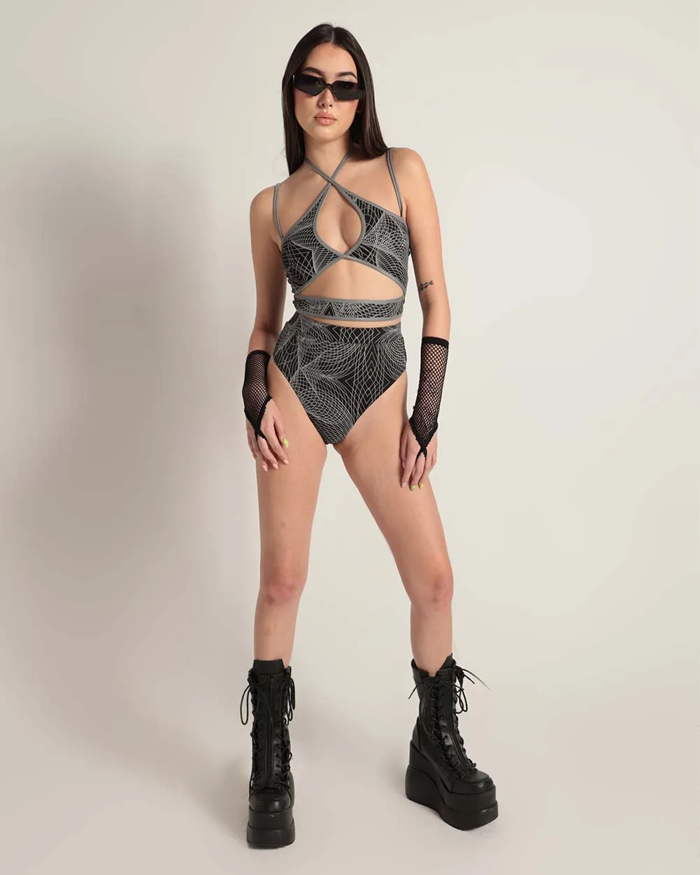 Flashbang Matrix Reflective Halter Outfit