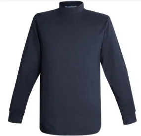 Flying Cross Mock Turtleneck | Navy