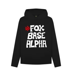 Fox Base Alpha Reverse Logo relaxed fit hoodie