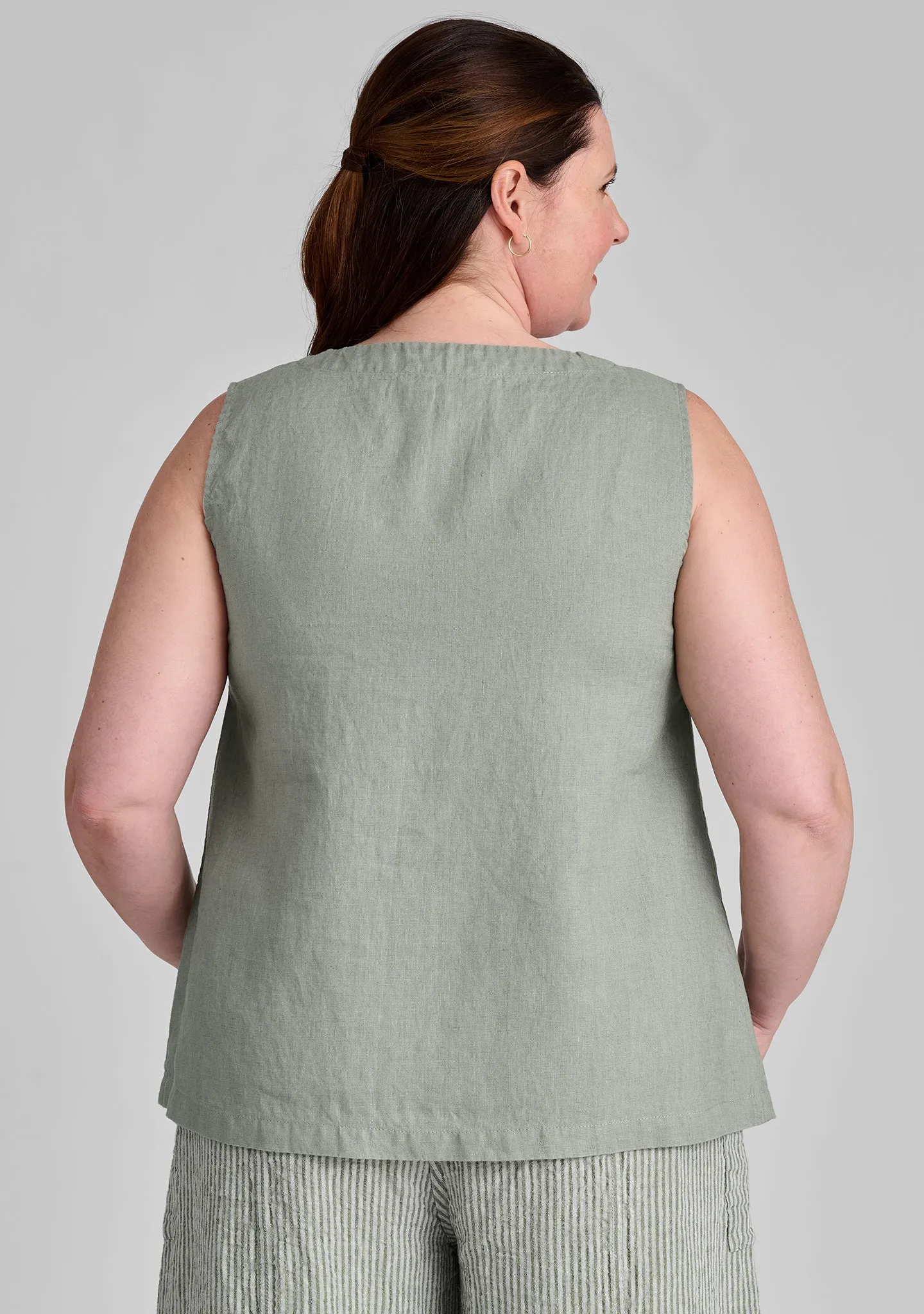 Gem Tank - Linen Tank Top