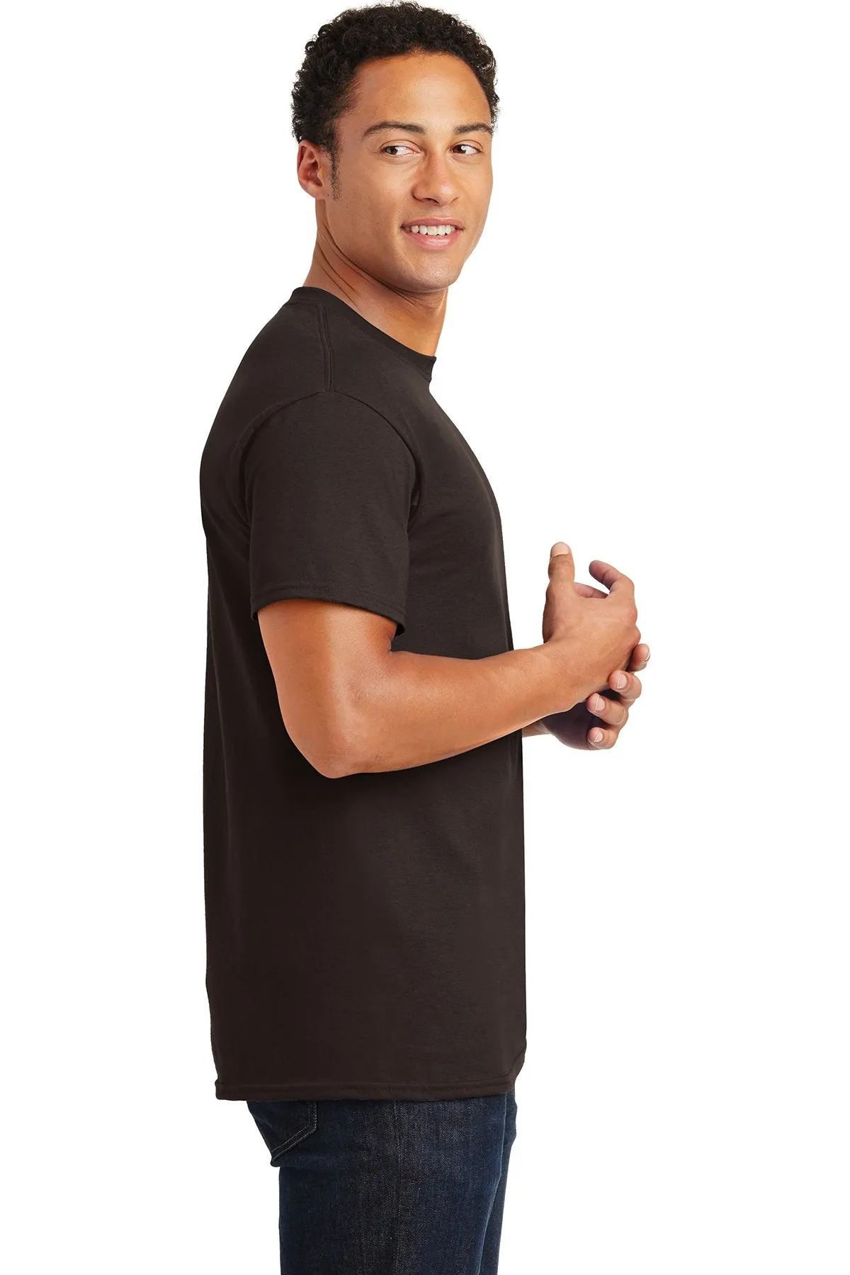 Gildan Ultra Cotton T Shirt Dark Chocolate