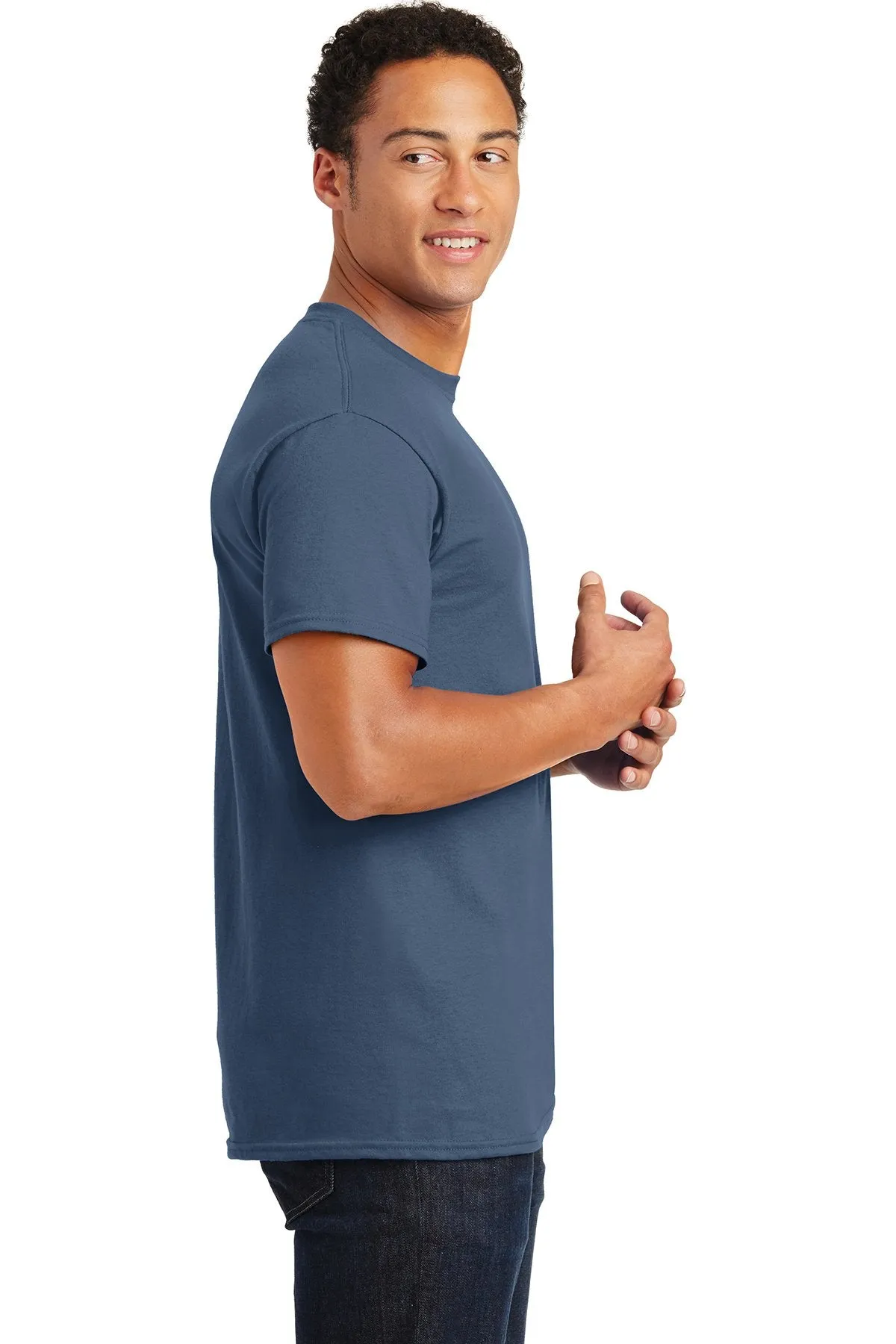 Gildan Ultra Cotton T Shirt Indigo Blue