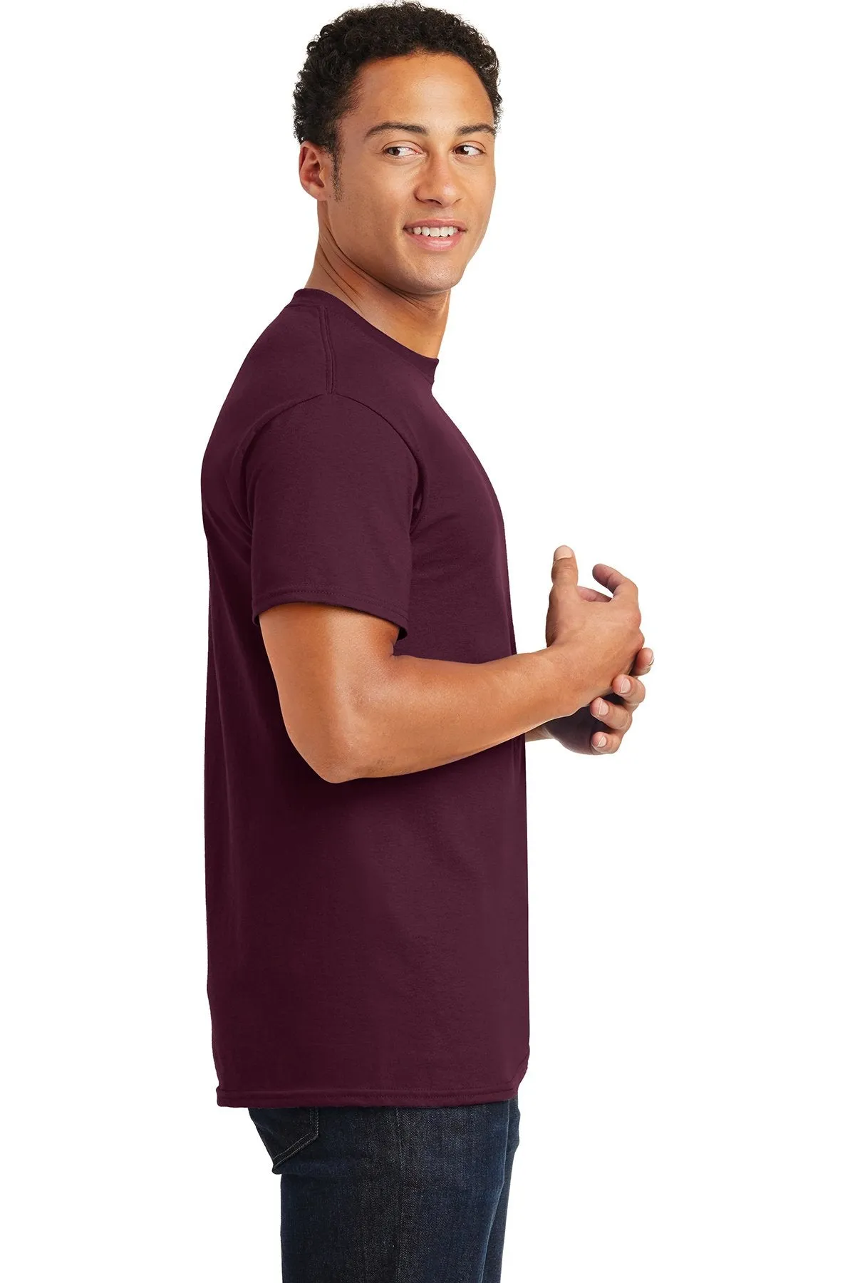 Gildan Ultra Cotton T Shirt Maroon