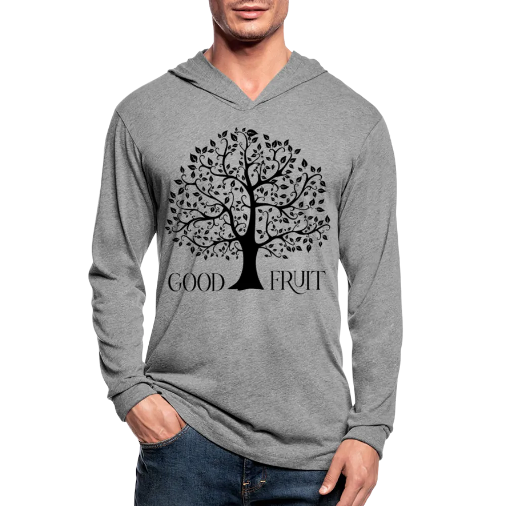 Graphic Hoodie, Good Fruit Inspiration Tri-Blend Hooded Tee