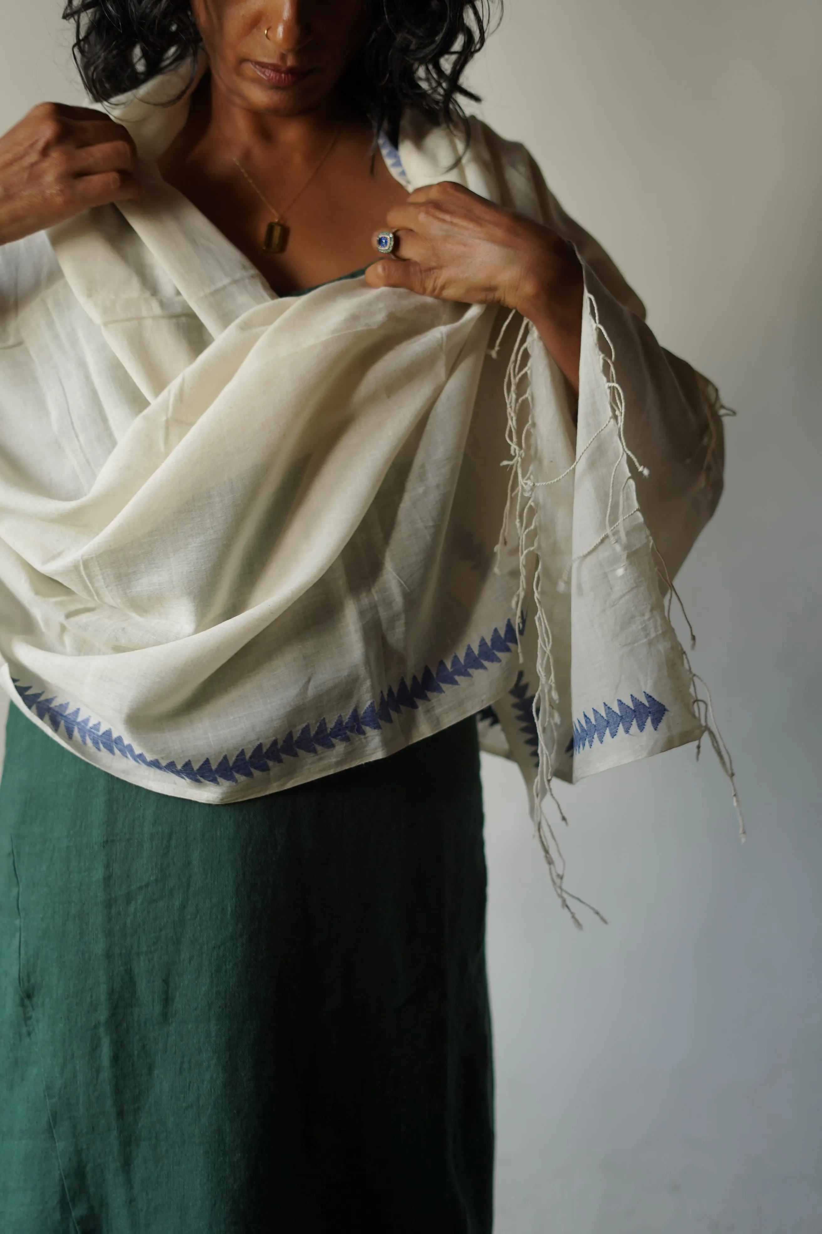 Handwoven Muslin Cotton Scarf