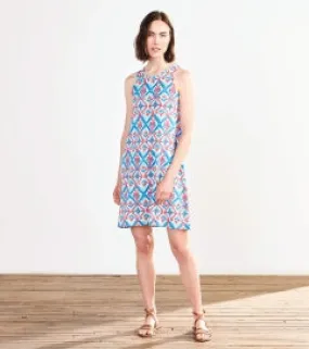 Hatley Bella Dress - Sunset Ikat S22IBL1287-French Blue