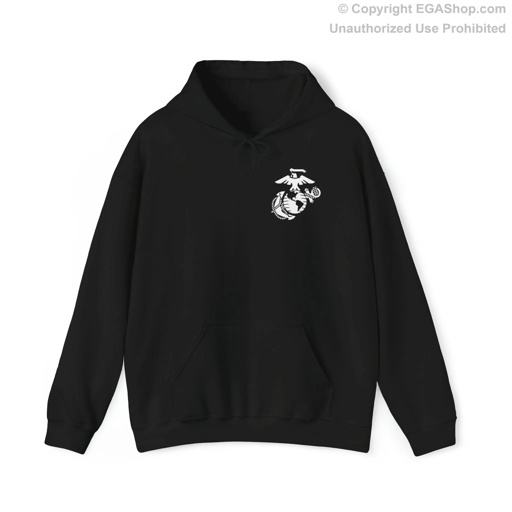 Hoodie: India Co. MCRD Parris Island (3rd Battalion Crest on BACK)