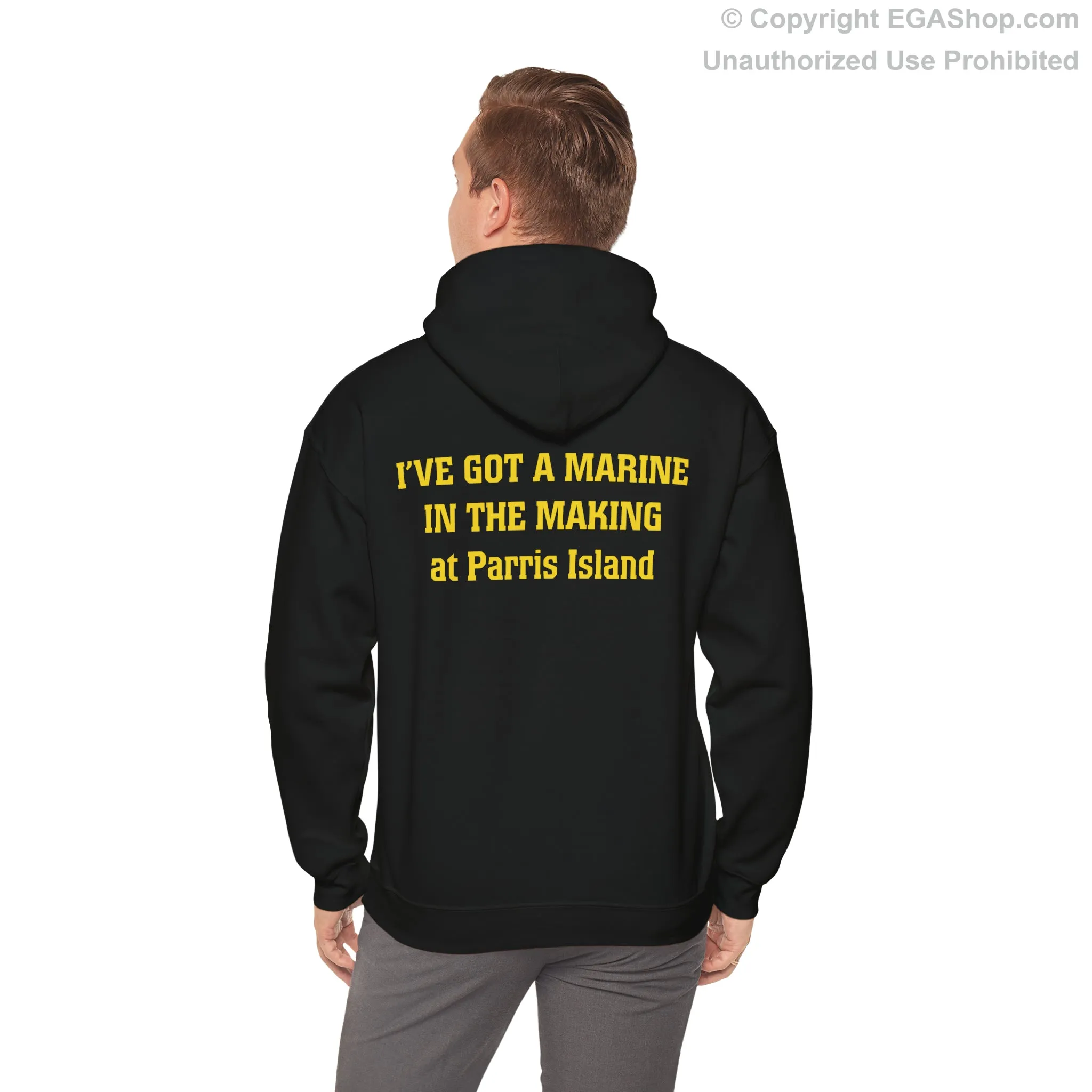 Hoodie: Marine in the Making, Parris Island (Battalion Color Choices)