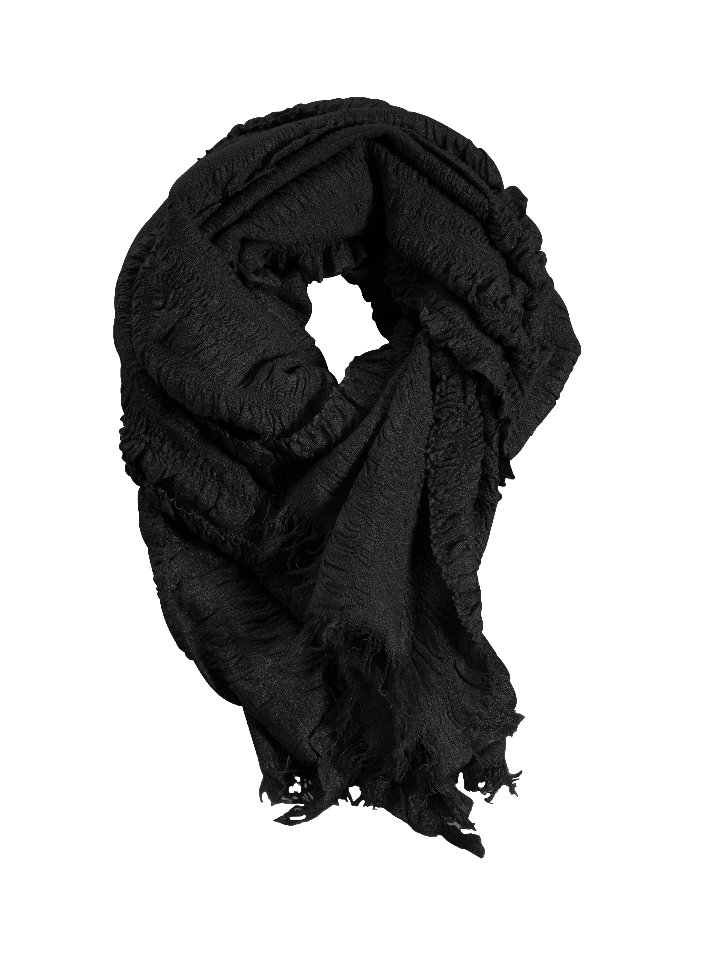 HOPE Large multi scarf - Black