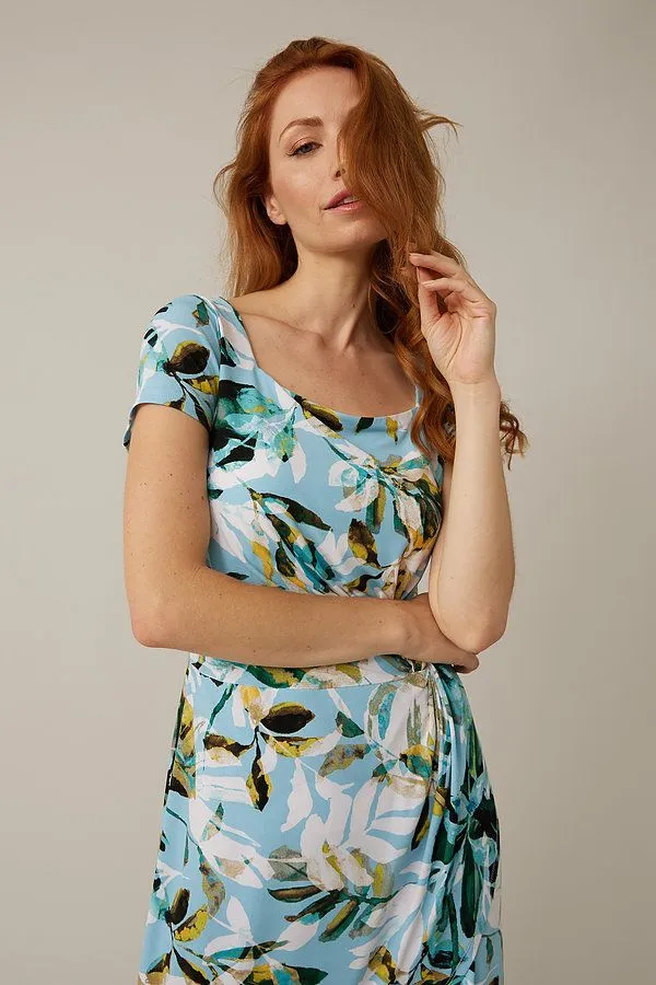 Joseph Ribkoff Tropical Print Dress 221225