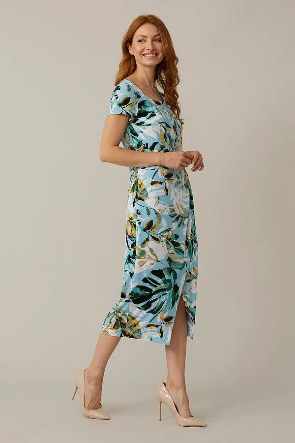 Joseph Ribkoff Tropical Print Dress 221225