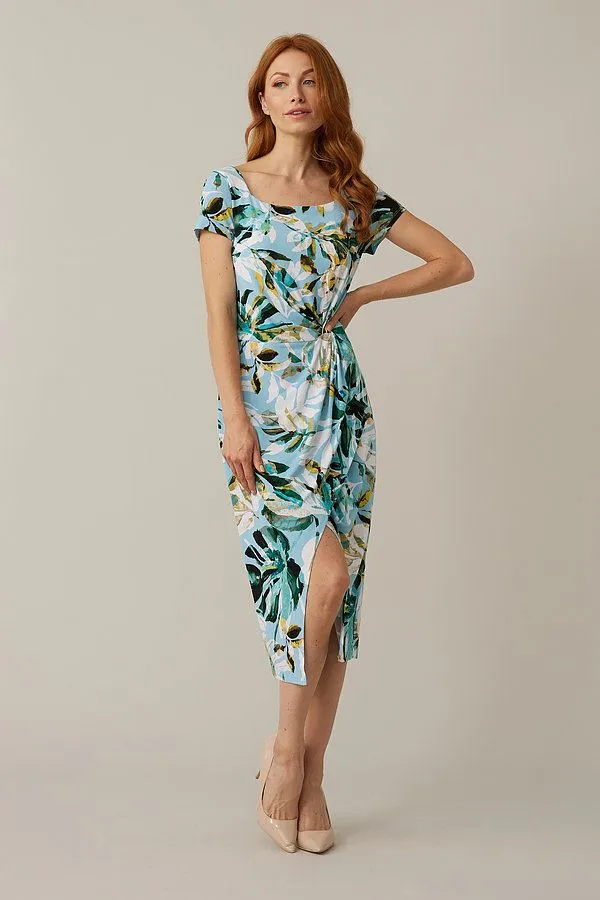 Joseph Ribkoff Tropical Print Dress 221225