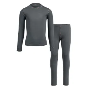 Kids' 160 Long Sleeve & Bottom 2-Piece Perfect Grey