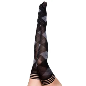 Kixies Kimmie Thigh Highs Argyle