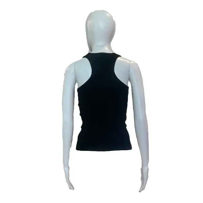 Knitdown Racerback Tank | Black