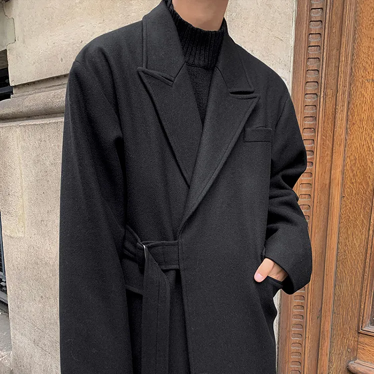 [Korean Style] Cos 2 Color Belted Wool Coat