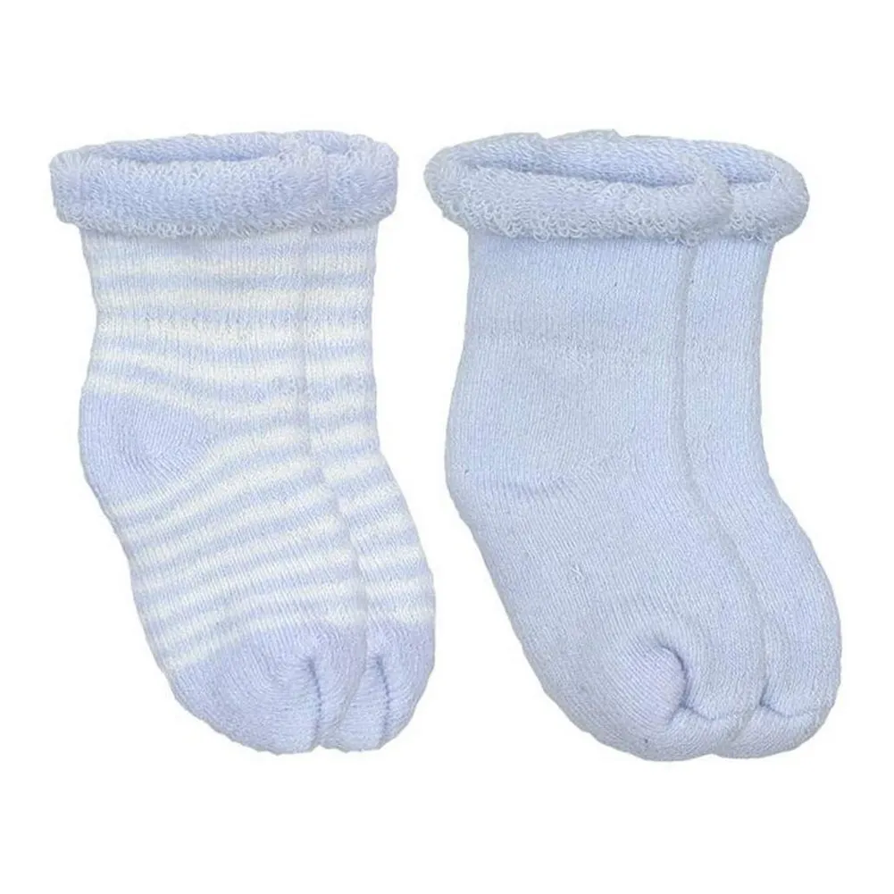 Kushies 2-Pack Terry Newborn Socks