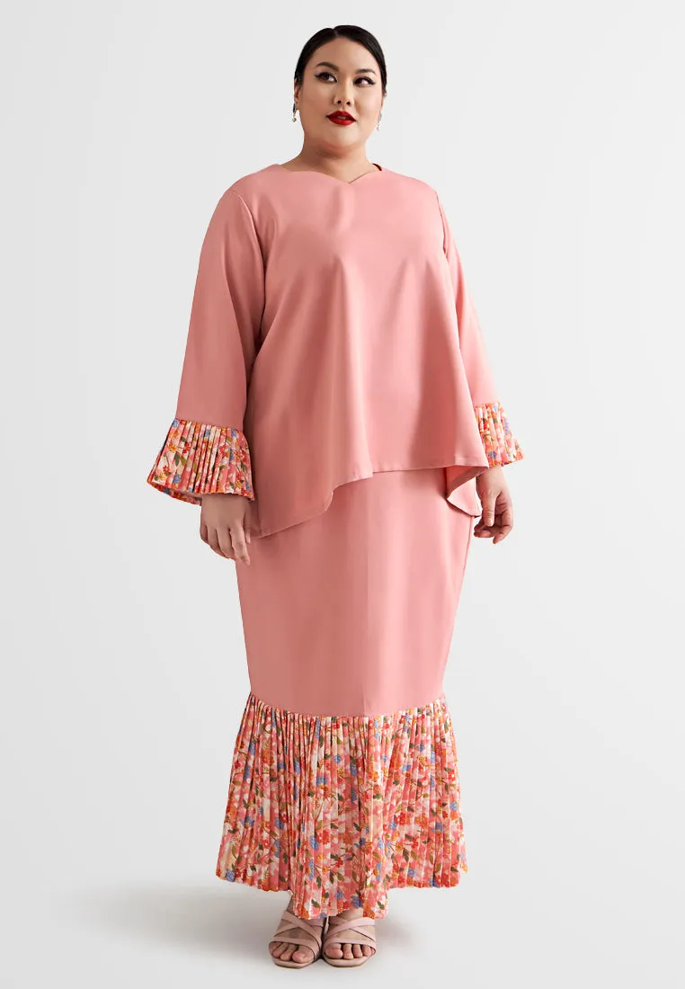 Latifa Pleated Hem Mermaid Kurung