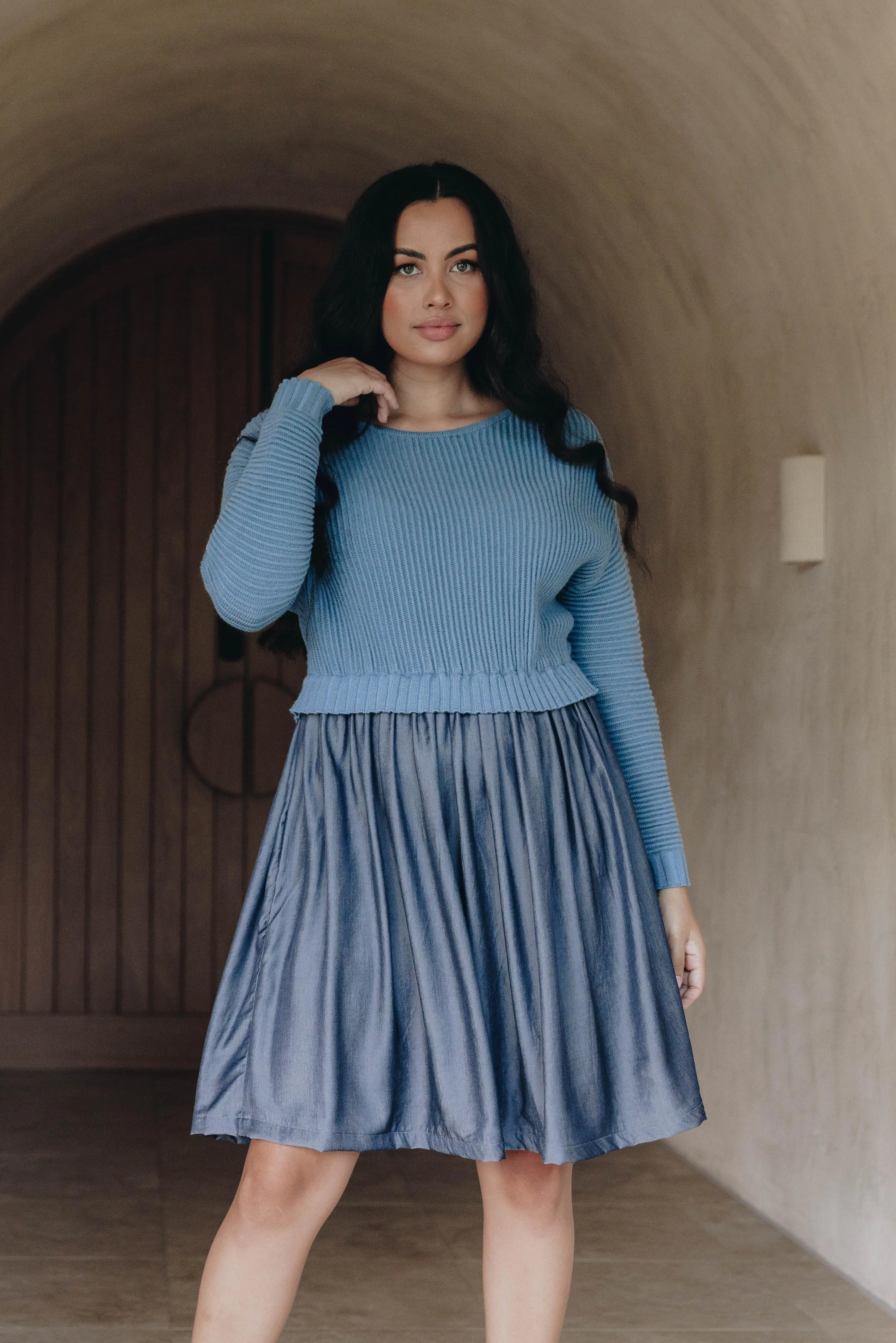 Lunar Knit Dress | Tourmaline | FINAL SALE