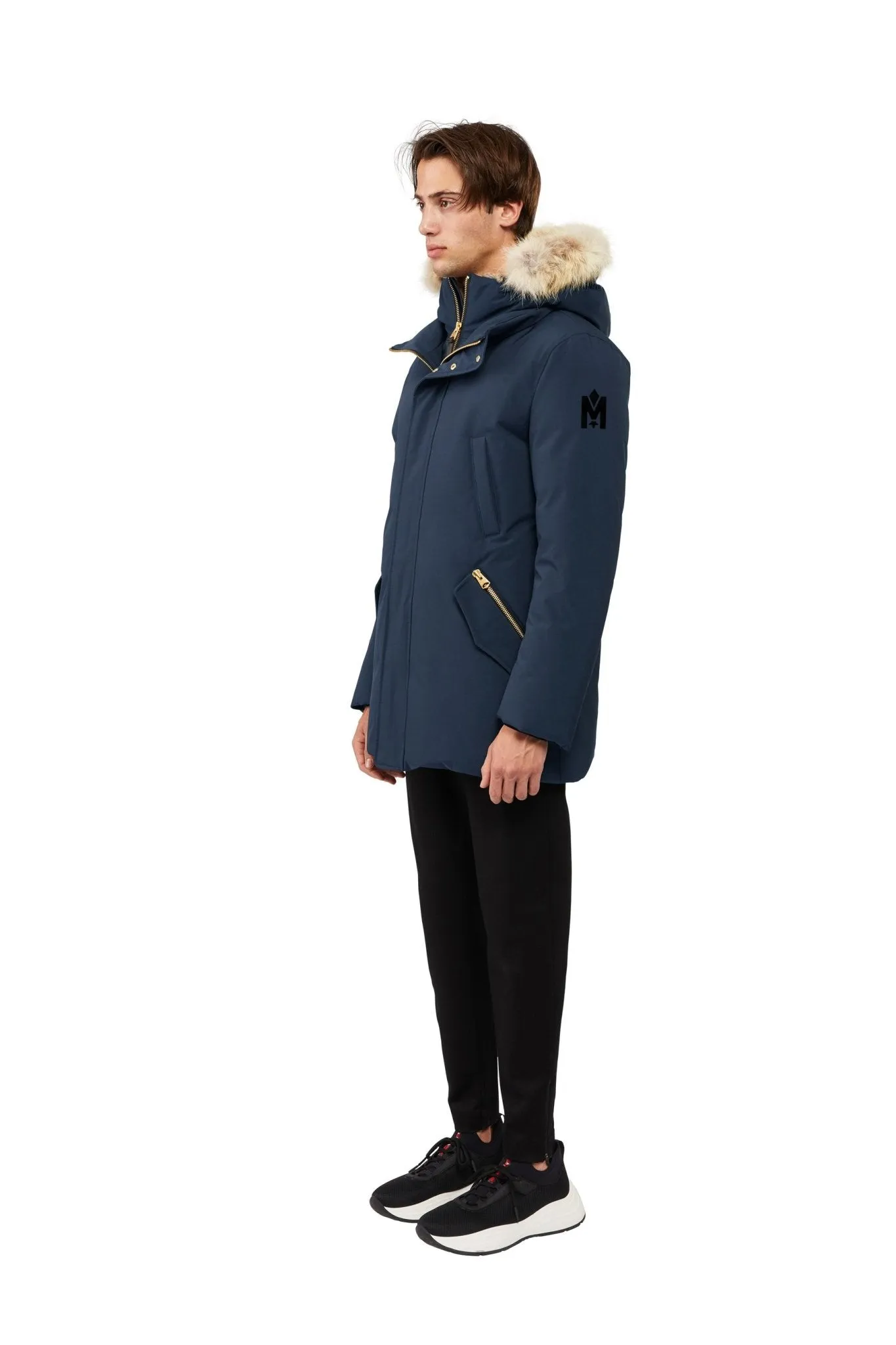 MACKAGE EDWARD-C 2-in-1 Down Parka With Hooded Bib And Natural Fur