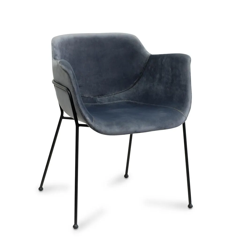 Malory Tub Chair - Metal Legs