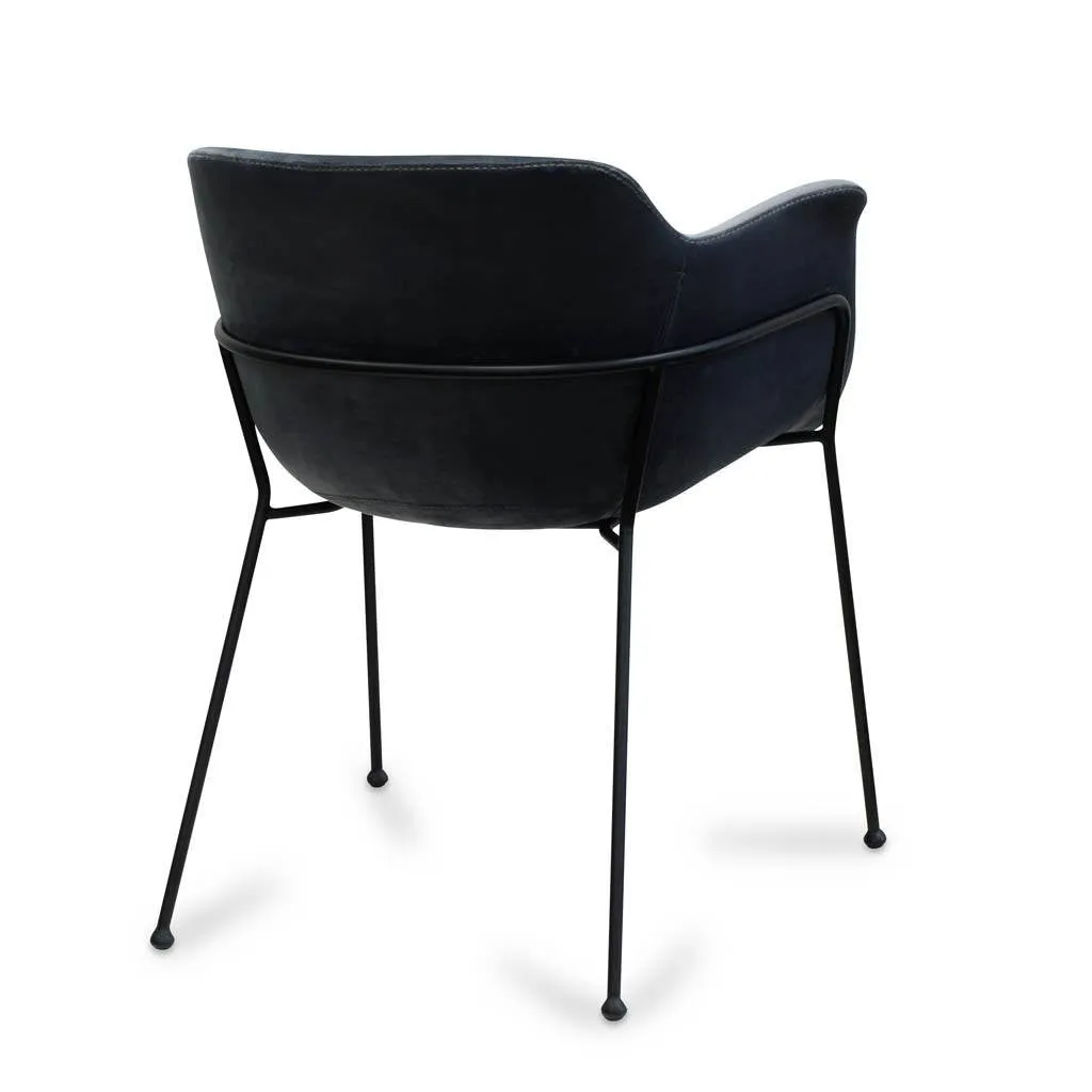 Malory Tub Chair - Metal Legs