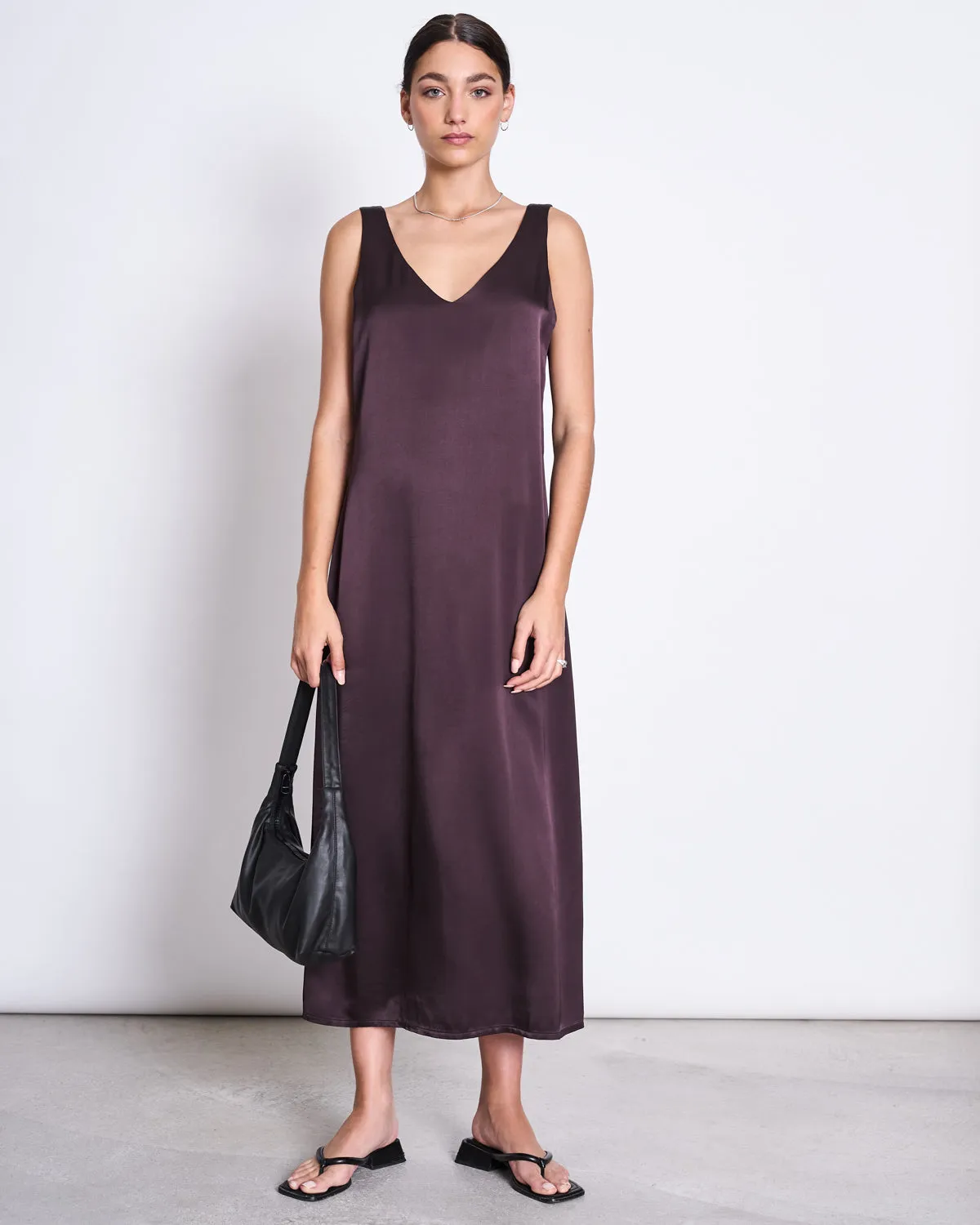 MAXI DRESS BENVIE ESPRESSO