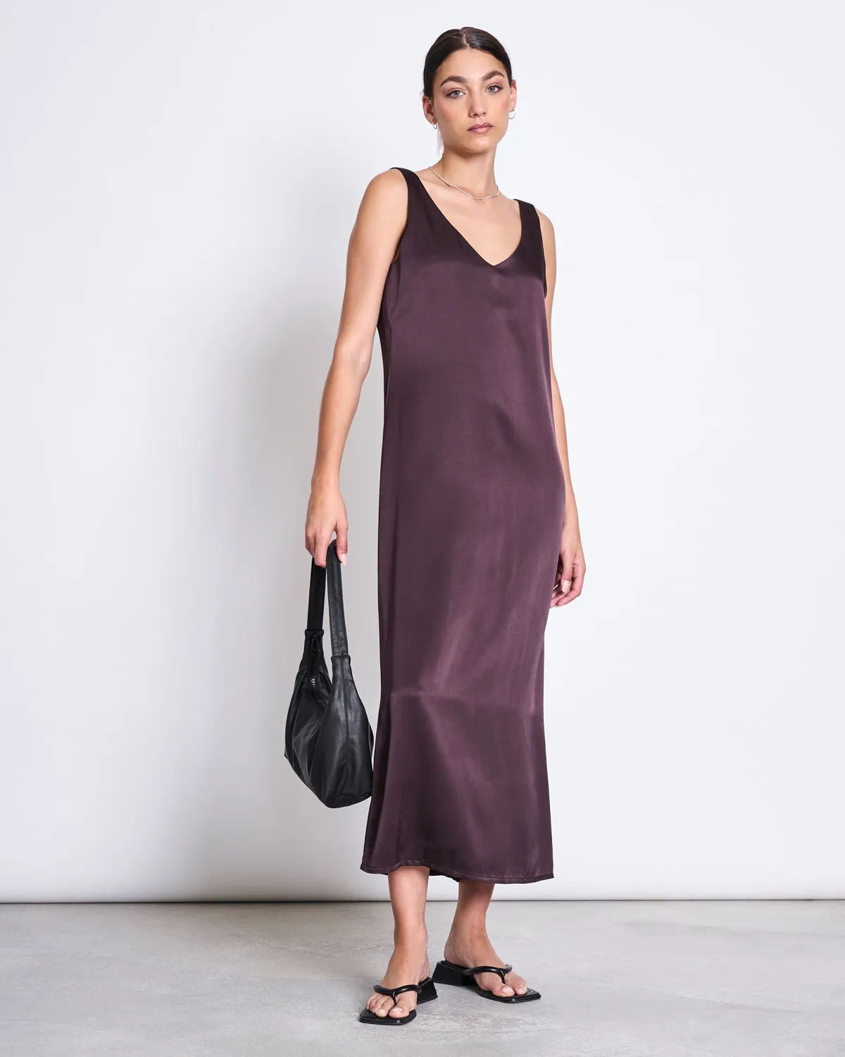 MAXI DRESS BENVIE ESPRESSO