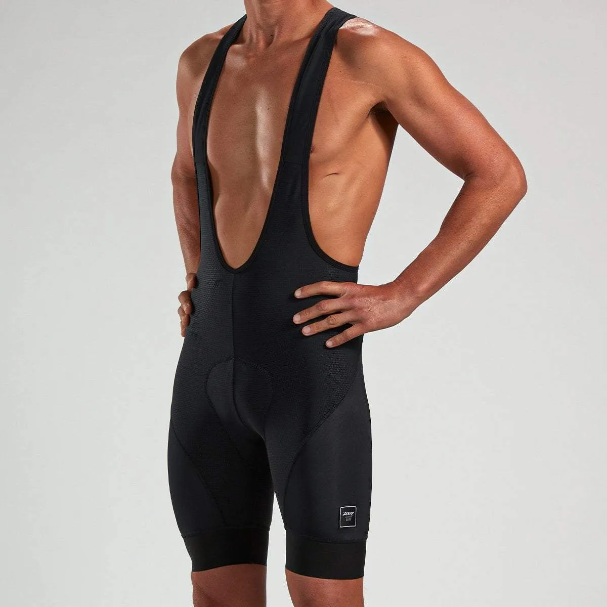 Mens Elite Cycle Thermo Bib - Black