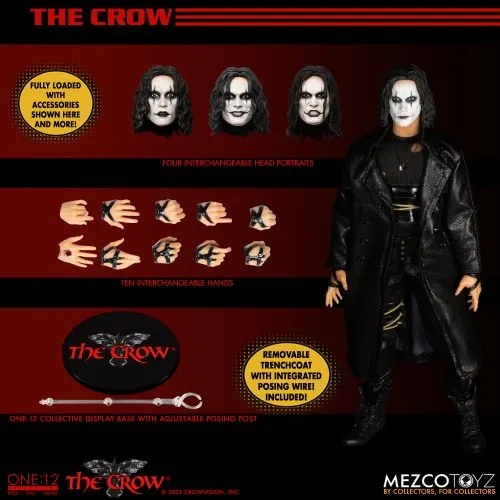 Mezco Toyz One-12 Collective The Crow Action Figure