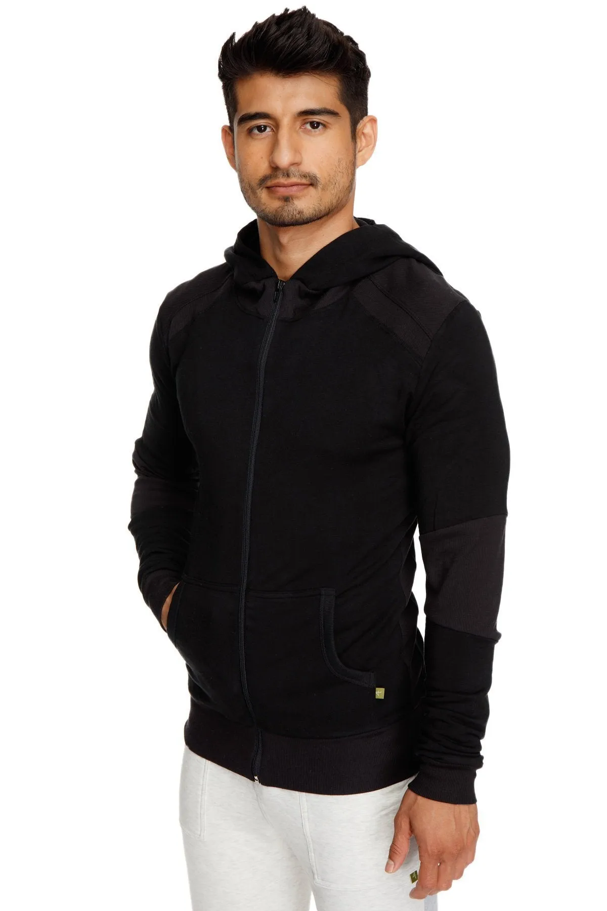 Mid-Weight Fleece Performance Hoodie (Black)