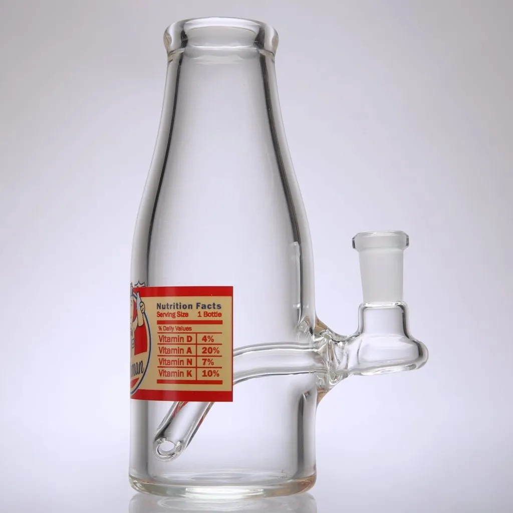 Milkman Glass - 10mm Milk Bottle Rig