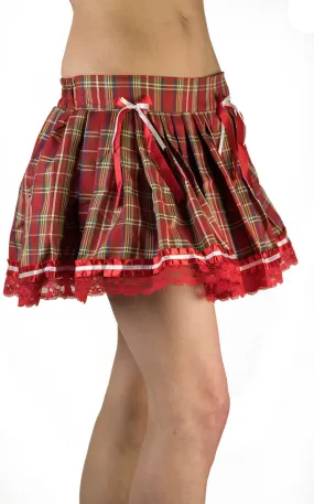 Mina Mini Checkered Tartan Skirt