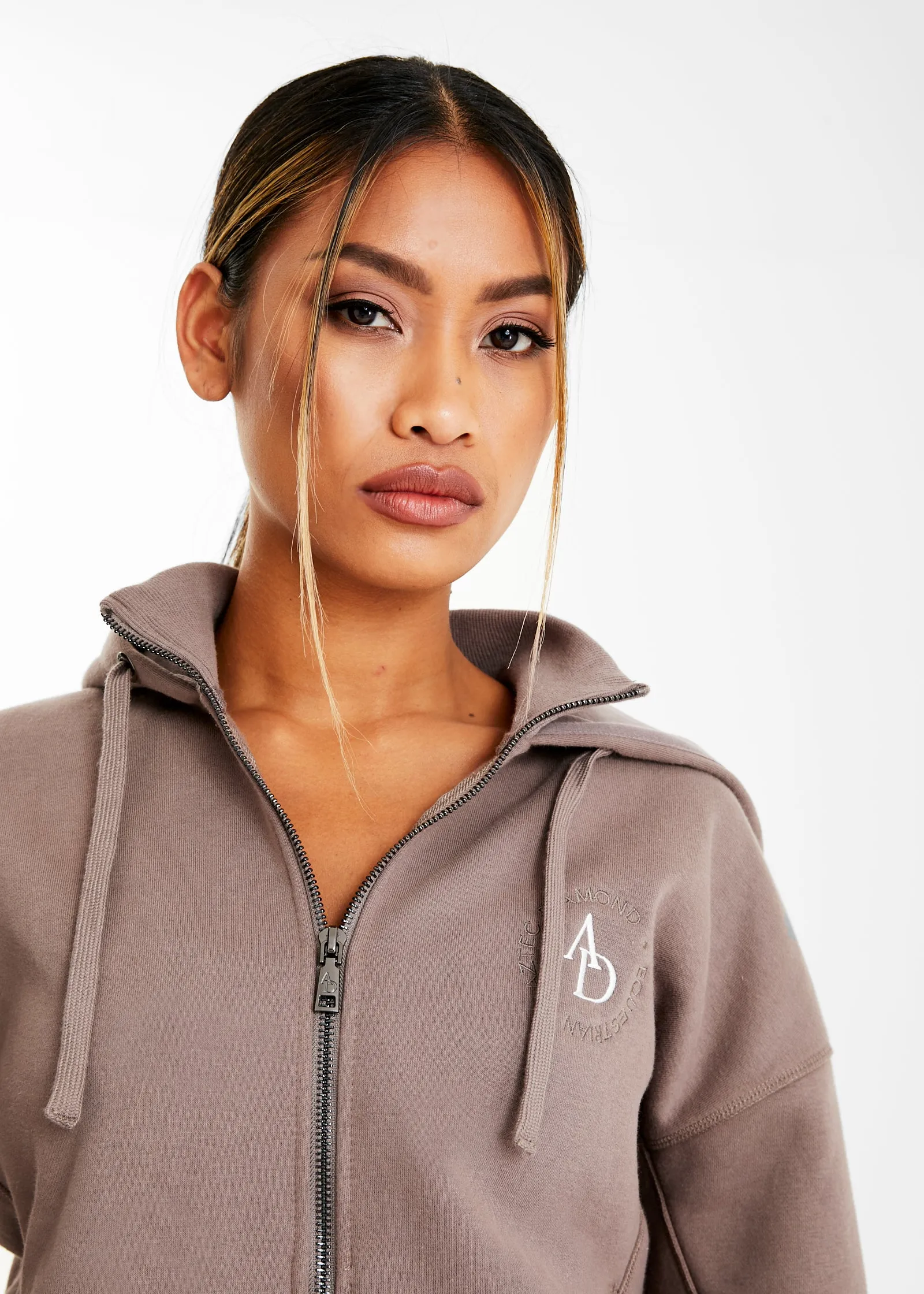 Mocha Zip Hoodie