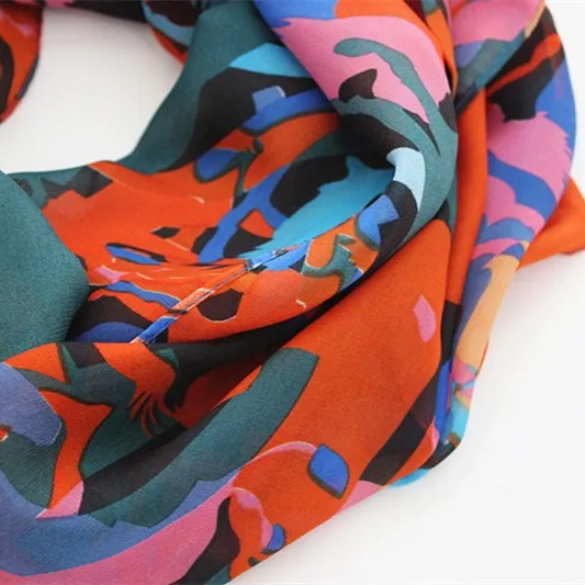 Modern Multi-color Horse Infinity Scarf