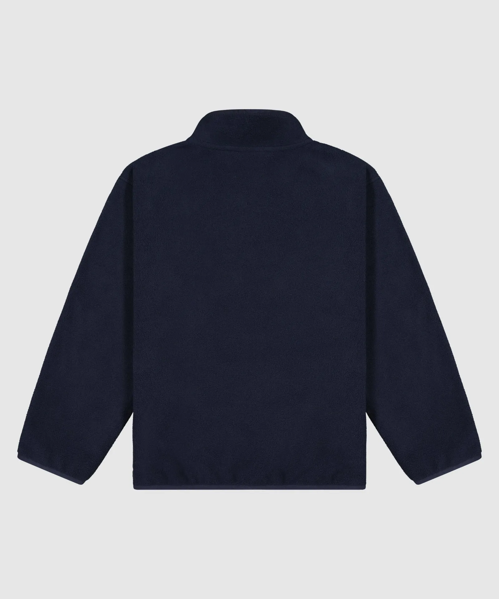 Monty Quarter Dome Fleece - Deep Blue