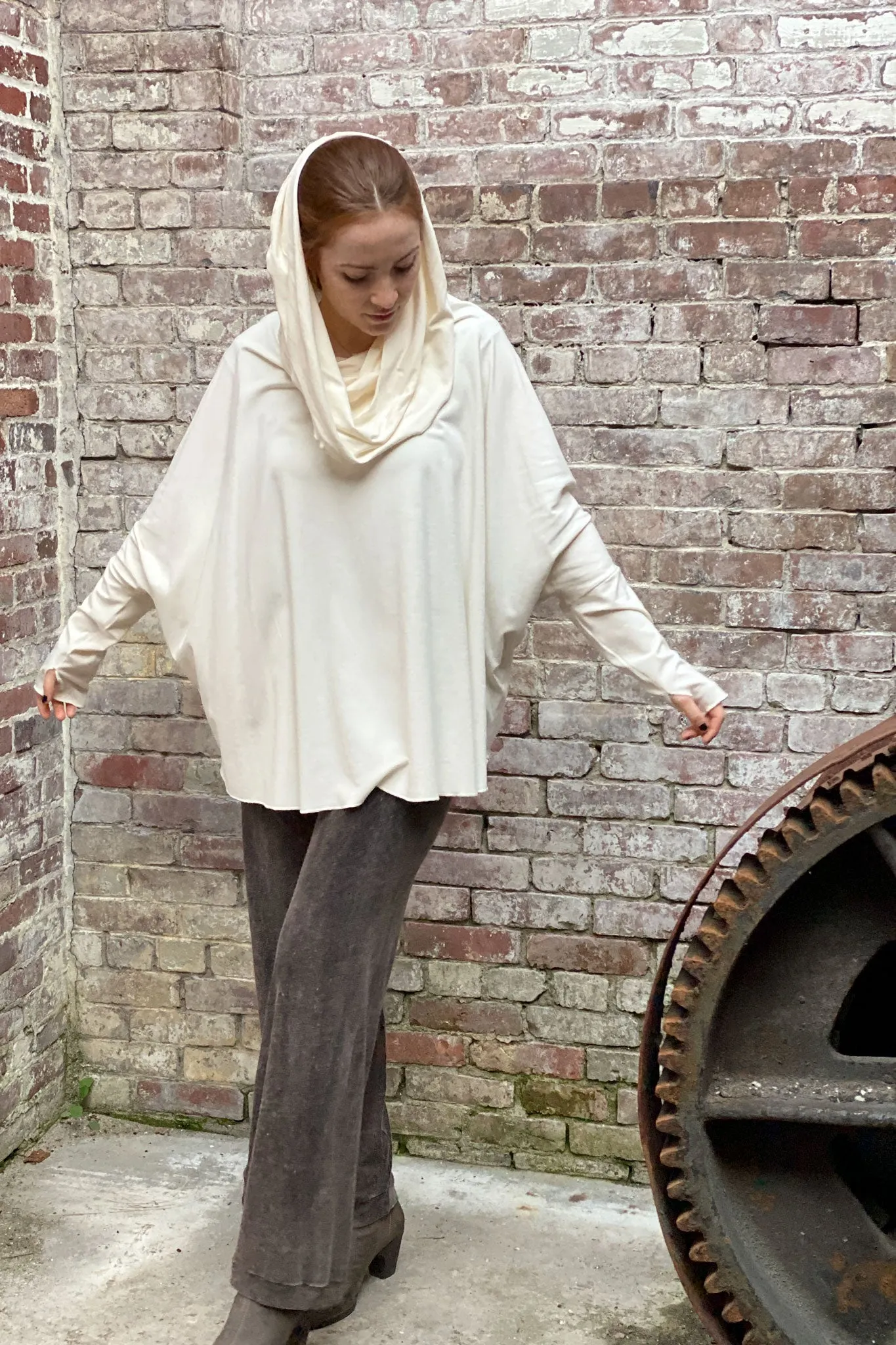 MOUNTAIN cowl neck tunic