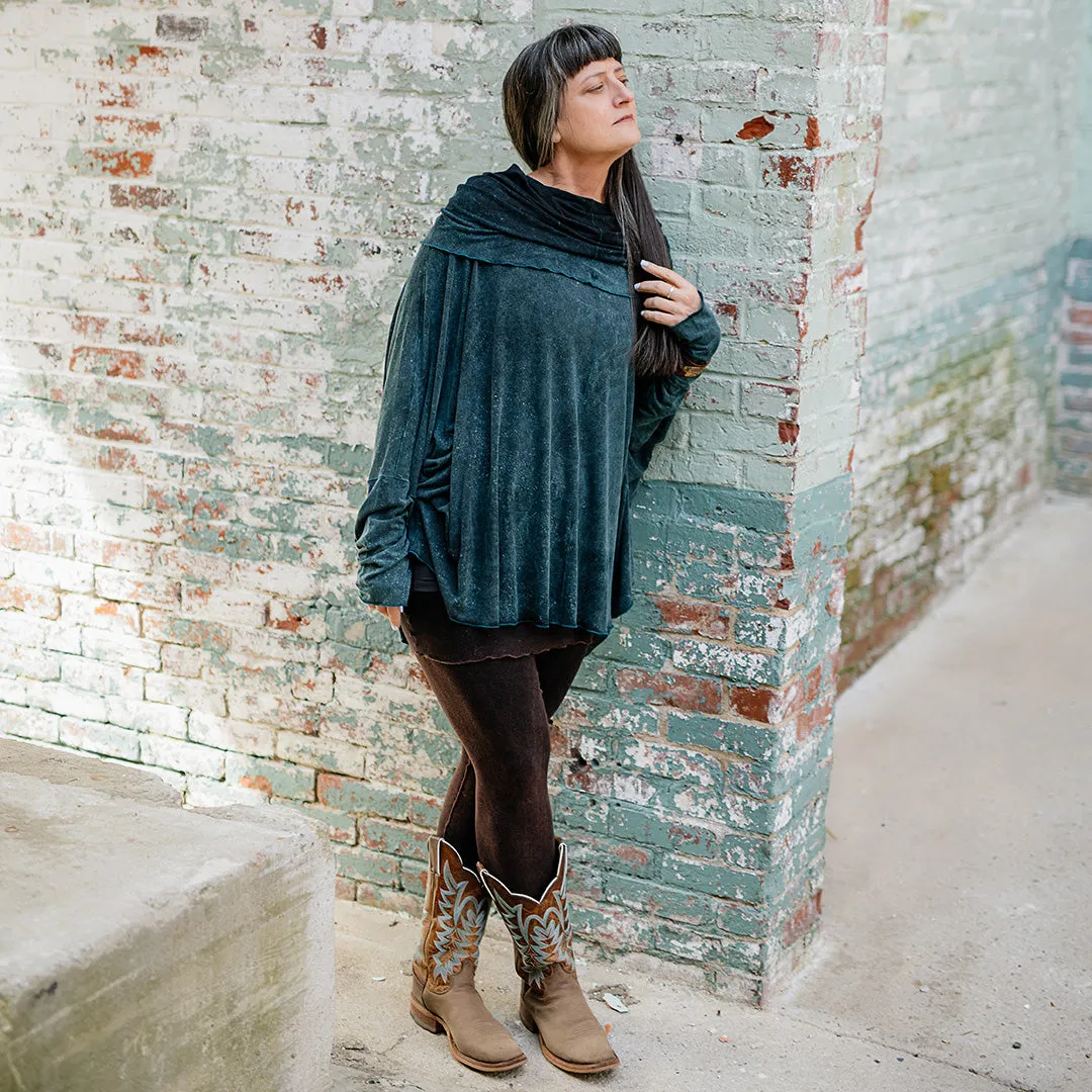 MOUNTAIN cowl neck tunic