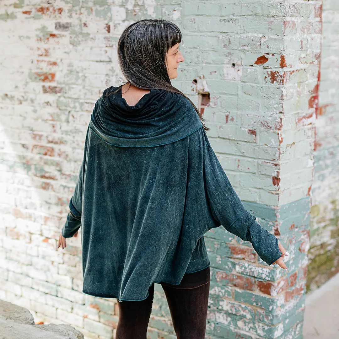 MOUNTAIN cowl neck tunic