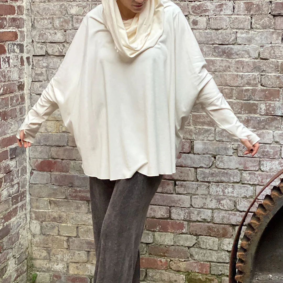 MOUNTAIN cowl neck tunic