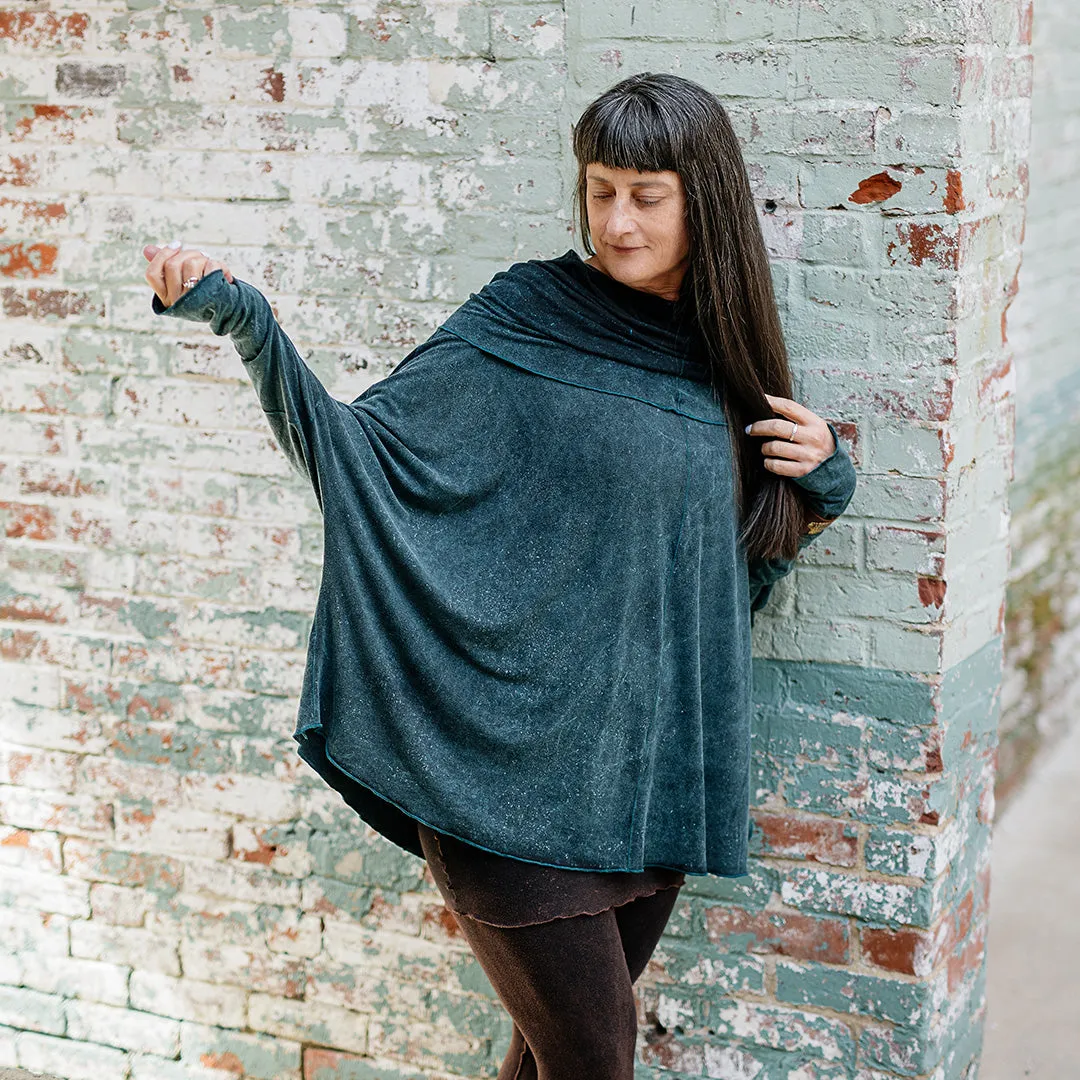 MOUNTAIN cowl neck tunic